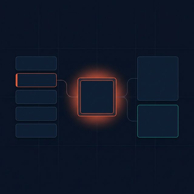 Interactive enterprise demo composition showing scenario selection, the ECF runtime, and grounded outputs.