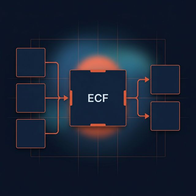 Agent OS Enterprise: approved enterprise systems flow through a private governed context layer to produce grounded AI outputs