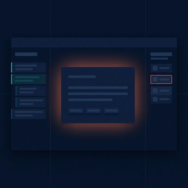 ECF operator console showing audit trace, grounded answer, and policy indicators.